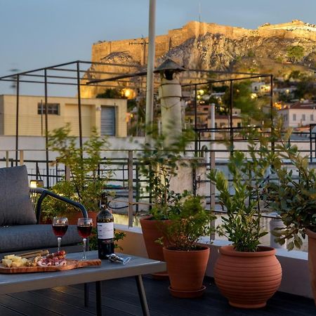 Meno Suite With Private Terrace - Jaccuzzi, Acropolis View Athens Exterior photo