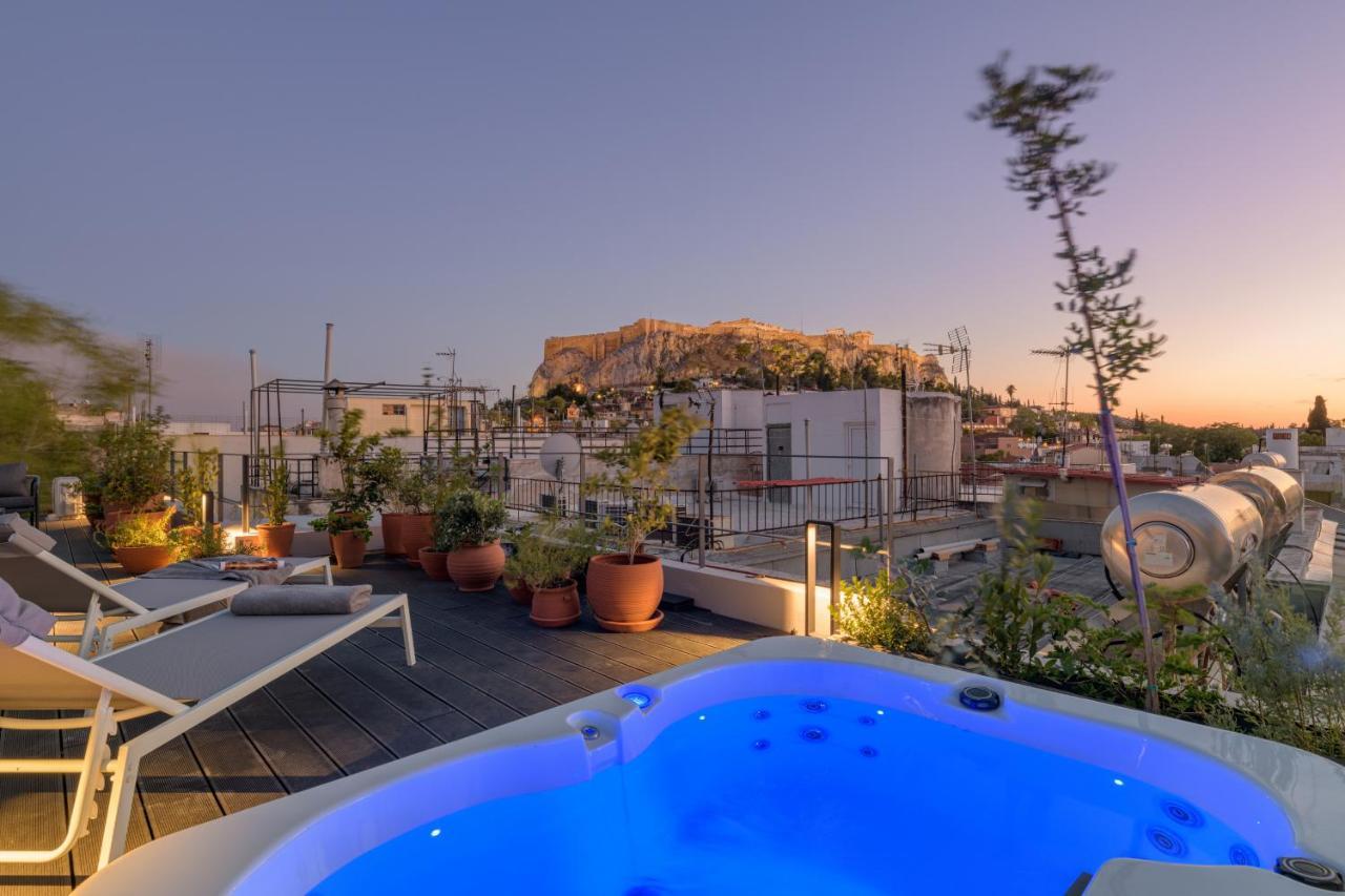 Meno Suite With Private Terrace - Jaccuzzi, Acropolis View Athens Exterior photo