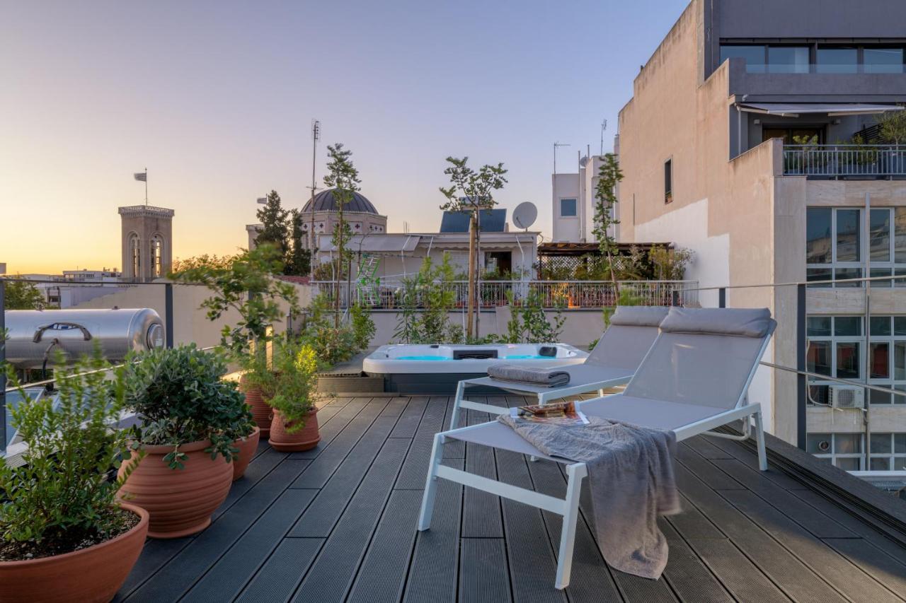 Meno Suite With Private Terrace - Jaccuzzi, Acropolis View Athens Exterior photo